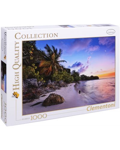 Пъзел Clementoni от 1000 части - Тропически плаж - 1