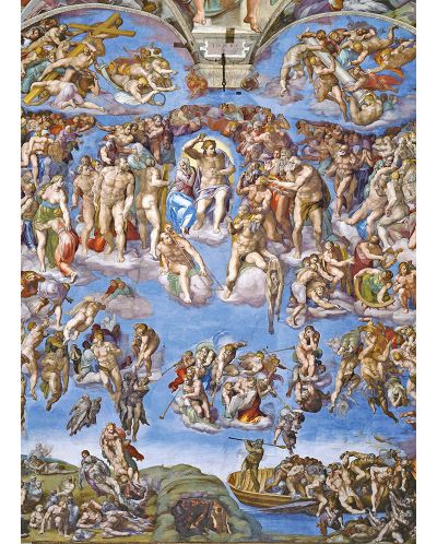 Пъзел Clementoni от 1000 части - Микеланджело, Последният съд - 2