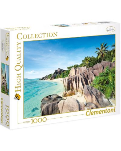 Пъзел Clementoni от 1000 части - Райски плаж - 1