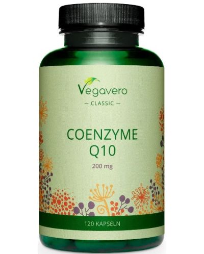 Coenzyme Q10, 200 mg, 120 капсули, Vegavero - 1