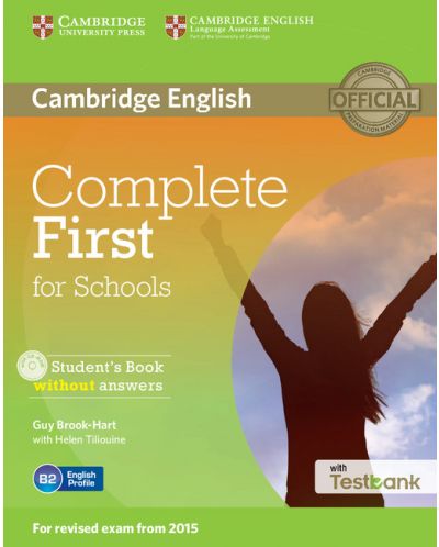 Complete First for Schools Student's Book without Answers with CD-ROM with Testbank