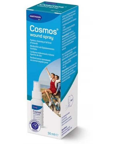Cosmos Почистващ спрей за рани, 50 ml, Hartmann - 1