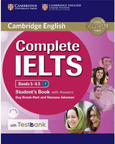 Complete IELTS Bands 5–6.5 Student's Book with Answers with CD-ROM with Testbank