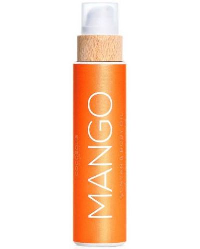 Cocosolis Suntan & Body Био масло за бърз тен Mango, 200 ml - 1