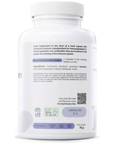 Colostrum, 1000 mg, 120 капсули, Osavi - 3
