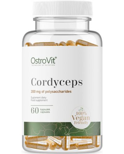 Cordyceps, 500 mg, 60 капсули, OstroVit - 1