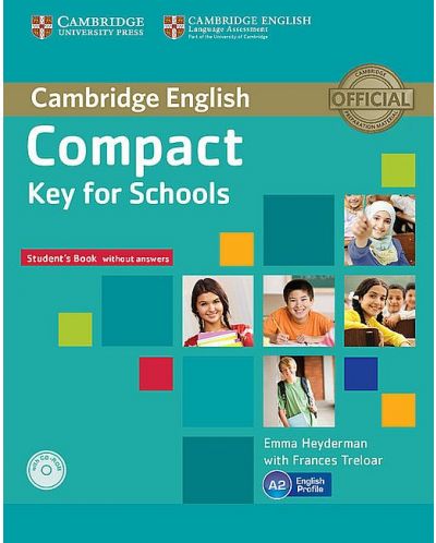 Compact Key for Schools Student's Book without Answers with CD-ROM - 1