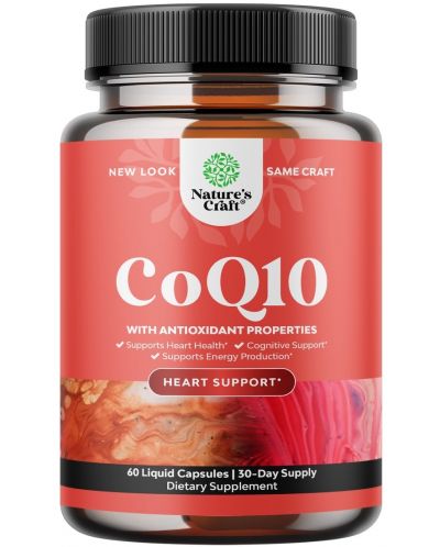 CoQ10, 100 mg, 60 течни капсули, Nature's Craft - 1