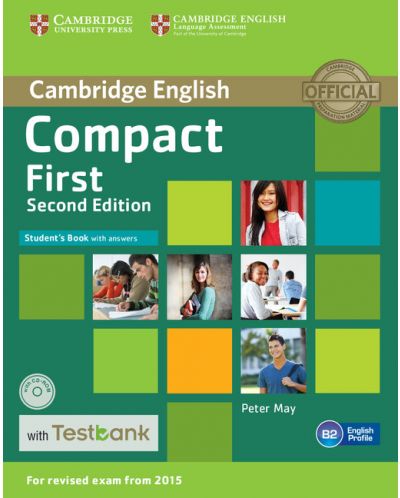 Compact First Student's Book with Answers with CD-ROM with Testbank