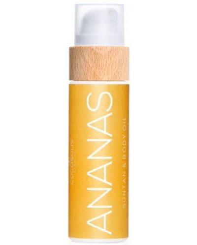 Cocosolis Suntan & Body Био масло за бърз тен Ananas, 110 ml - 1