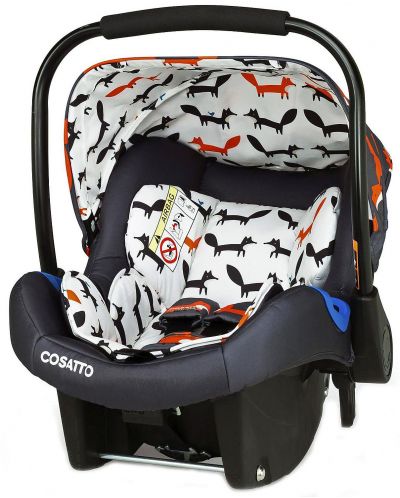Бебешка количка Cosatto Giggle 3 - Charcoal Mister Fox, с чанта, кошница и адаптери - 10