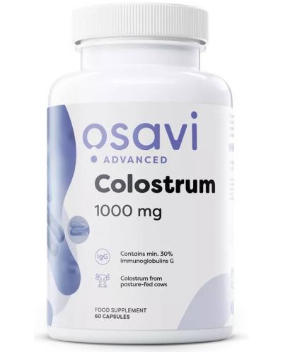 Colostrum, 1000 mg, 60 капсули, Osavi - 1
