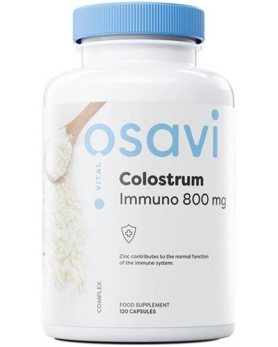 Colostrum Immuno, 800 mg, 120 капсули, Osavi - 1