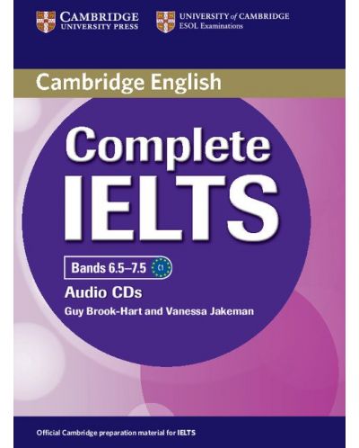 Complete IELTS:  Английски език  - ниво C1 (Bands 6.5 - 7.5). 2 CD към учебника - 1
