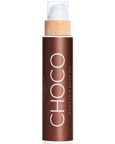 Cocosolis Suntan & Body Био масло за бърз тен Choco, 200 ml - 1