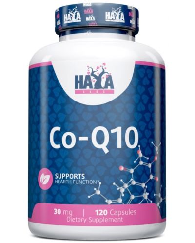 Co-Q10, 30 mg, 120 капсули, Haya Labs - 1