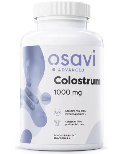 Colostrum, 1000 mg, 120 капсули, Osavi - 1