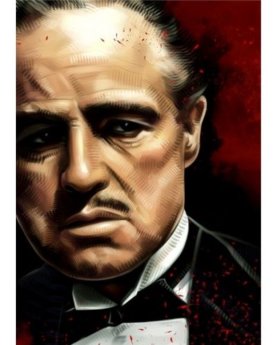 Метален постер Displate Movies: The Godfather - Corleone