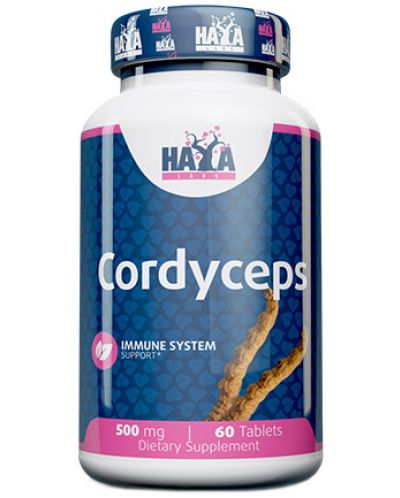 Cordyceps, 500 mg, 60 таблетки, Haya Labs - 1