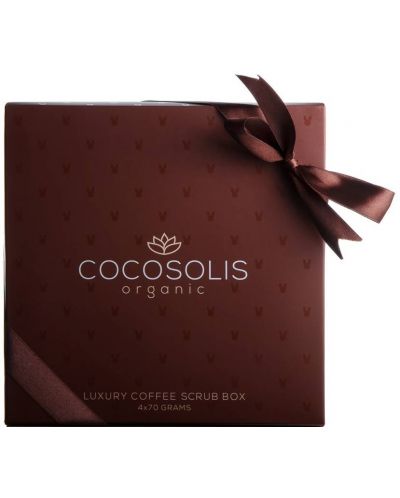 Cocosolis Луксозна кутия с 4 натурални био скраба, 4 x 70 g - 2