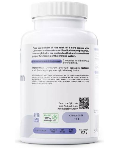 Colostrum, 1000 mg, 60 капсули, Osavi - 3