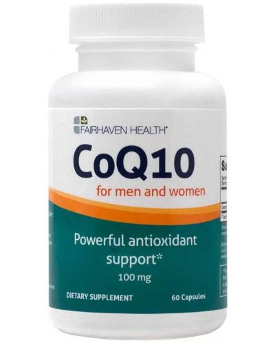 CoQ10, 100 mg, 60 капсули, Fairhaven Health - 1