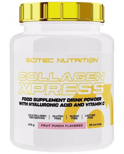 Collagen Xpress, нар и грейпфрут, 475 g, Scitec Nutrition - 1