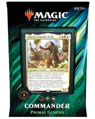 Magic the Gathering Commander Deck 2019 - Primal Genesis - 1