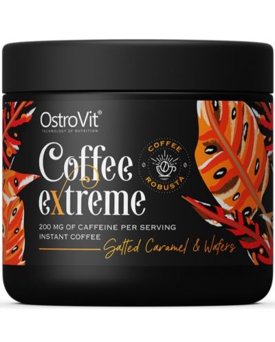 Coffee extreme, солен карамел и вафли, 150 g, OstroVit - 1