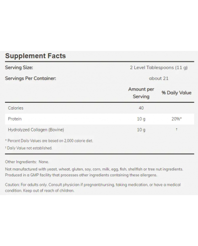 Collagen Peptides Powder, 227 g, Now - 2