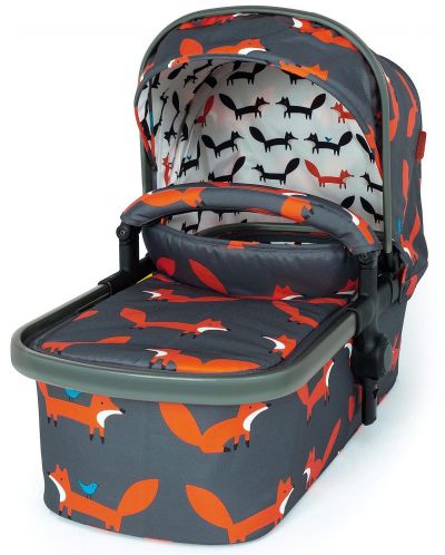 Бебешка количка Cosatto Giggle 3 - Charcoal Mister Fox, с чанта, кошница и адаптери - 9