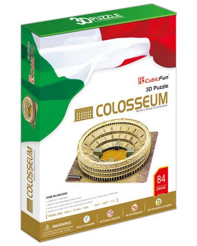 3D пъзел Cubic Fun от 84 части - Colosseum - 2