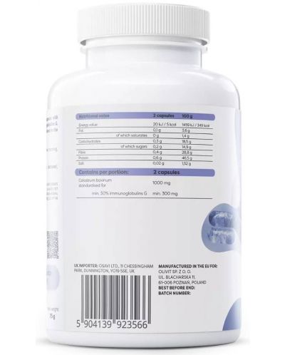 Colostrum, 1000 mg, 120 капсули, Osavi - 2
