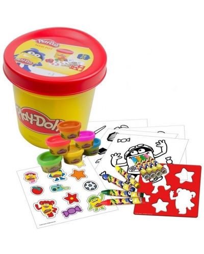 Творчески комплект Play-Doh - Кофичка със стикери и маркери за оцветяване - 2