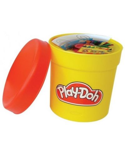 Творчески комплект Play-Doh - Кофичка със стикери и маркери за оцветяване - 1