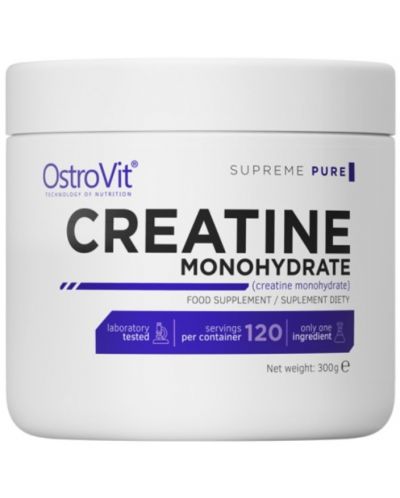 Creatine Monohydrate, неовкусен, 300 g, OstroVit - 1