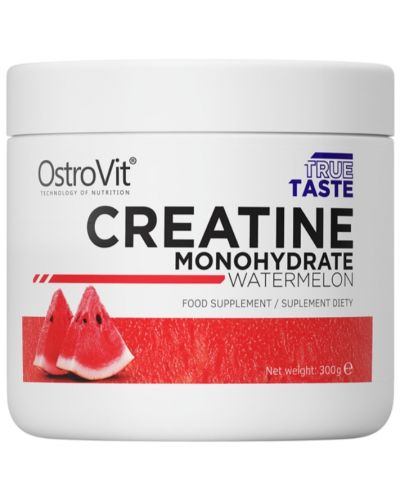 Creatine Monohydrate, диня, 300 g, OstroVit - 1