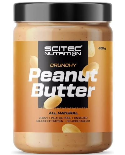 Crunchy Peanut Butter, 400 g, Scitec Nutrition - 1