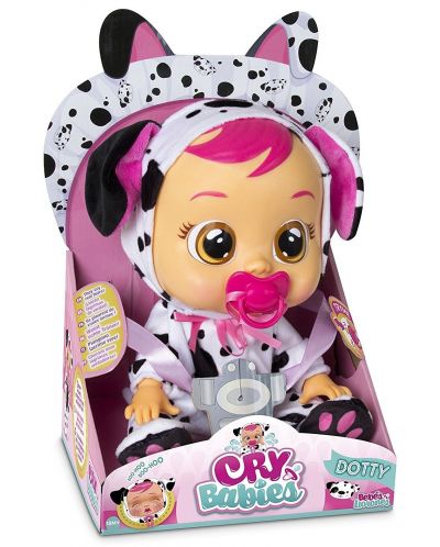Детска играчка IMC Toys Crybabies – Плачещо със сълзи бебе, Доти - 1