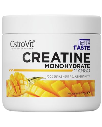 Creatine Monohydrate, манго, 300 g, OstroVit - 1