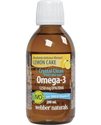 Crystal Clean from the sea Omega-3, 200 ml, Webber Naturals - 1