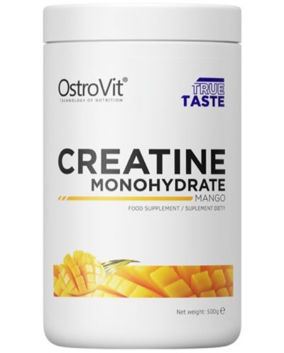 Creatine Monohydrate, манго, 500 g, OstroVit - 1