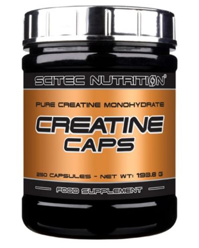 Creatine Caps, 250 капсули, Scitec Nutrition - 1