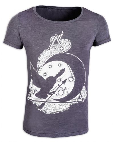 Тениска Brave Moustache дамскa Stella loves slub anthracite - M