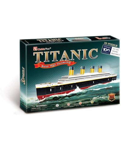 3D Пъзел Cubic Fun от 35 части - Titanic - 2