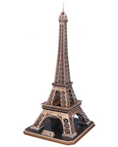 3D Пъзел Cubic Fun от 82 части – Eiffel Tower - 1