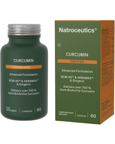 Curcumin Fortified, 60 капсули, Natroceutics - 1