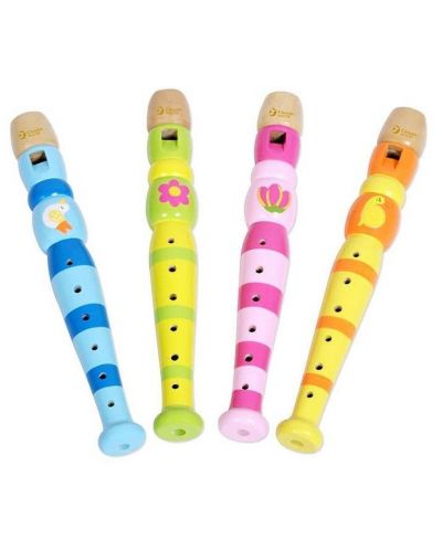 Дървена играчка Classic World – Цветна флейта - 1