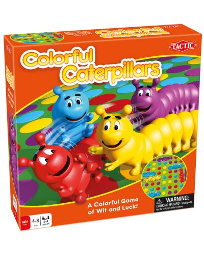 Детска настолна игра Tactic - Цветни гъсенички - 1