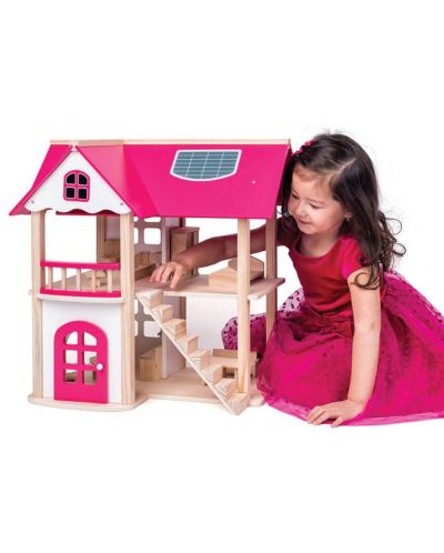Дървена къща за кукли Woody - Анна-Мария - 2